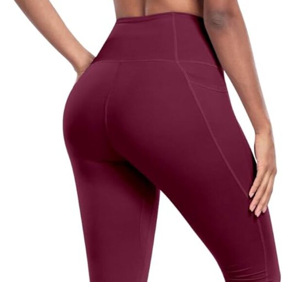 Leggings with Pockets for Women, 6 Packs Soft High Waisted Tummy Control Workout - Picture 5 of 6
